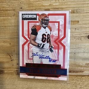 2012 Panini Gridiron Rookie Autographed football card featuring Kevin Zeitler